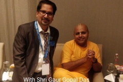 With Shri Gaur Gopal Das