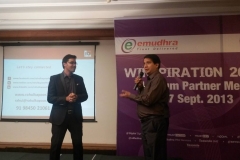 at Emudhra Meeting in Bangalore